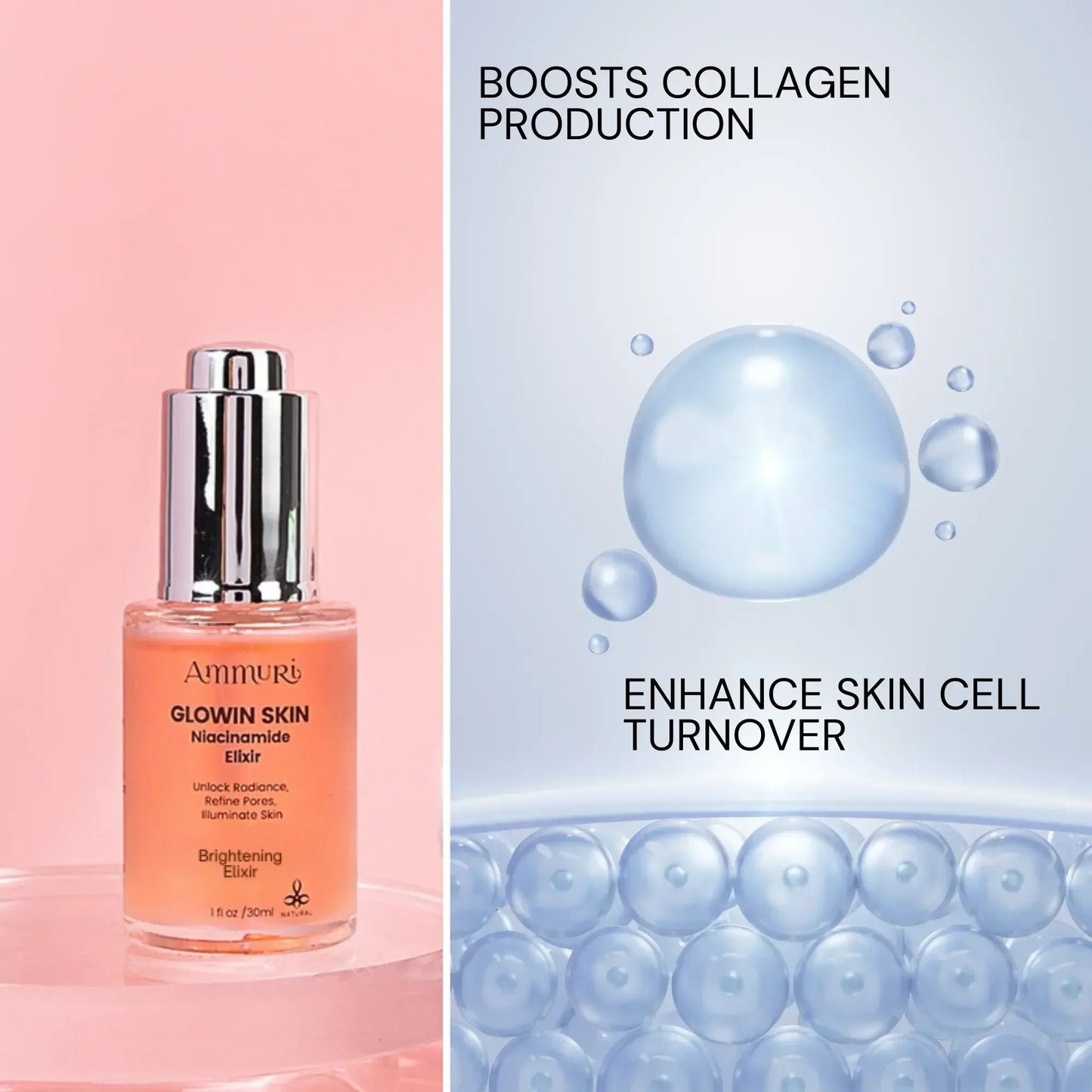 AmmuRi Niacinamide Glow Elixir – Brightening Face Serum