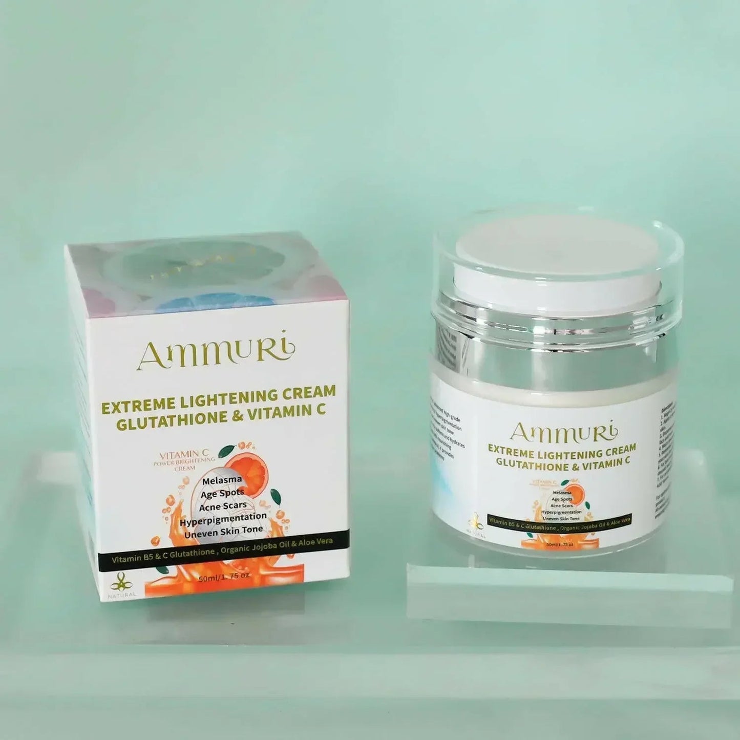 Ammuri Brightening Cream – Even Tone & Radiant Glow Moisturiser for Face, Neck & Body